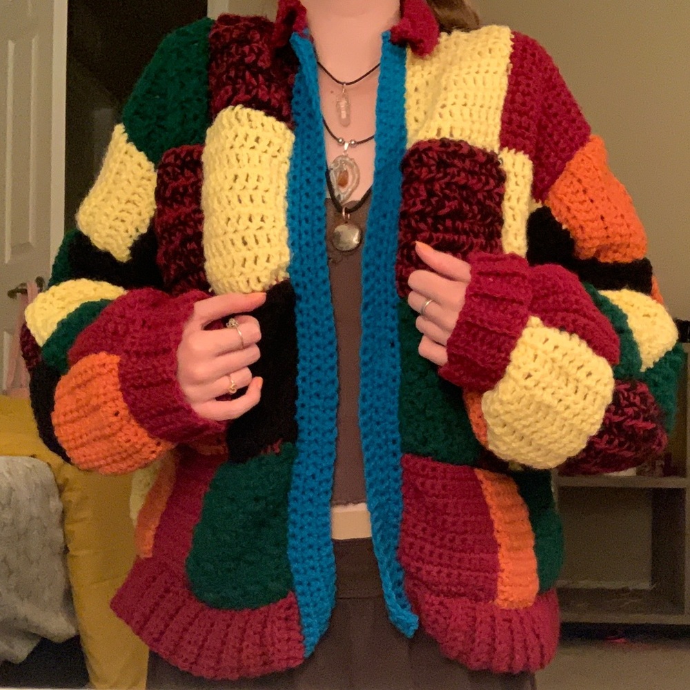 Harry styles hand-made cardigan